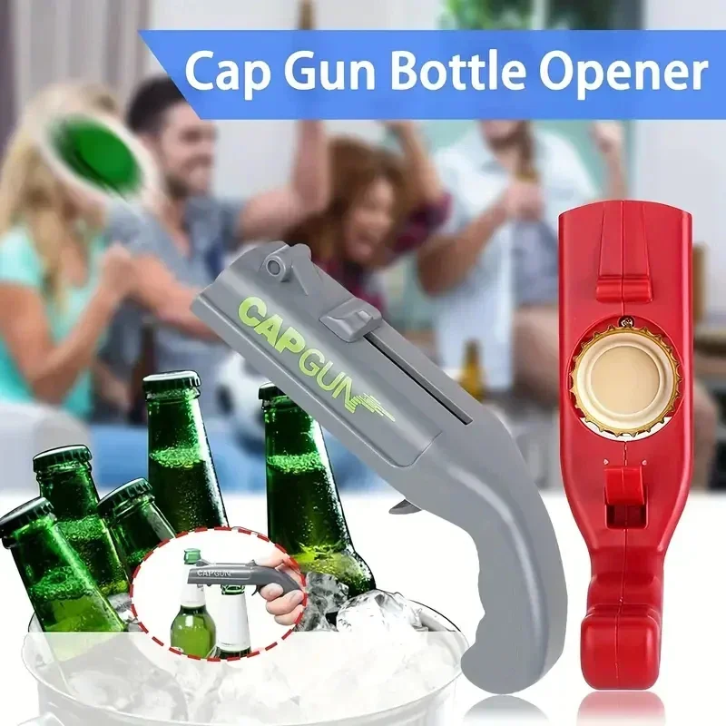 Kitchen Gadgets And Toys - Otwieracz do piwa, wyrzutnia kapsli, pistolet
