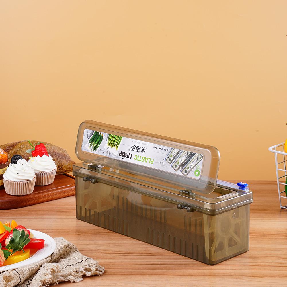 Kitchen Gadgets Everyone Needs - Dozownik folii spożywczej z nożykiem, organizer