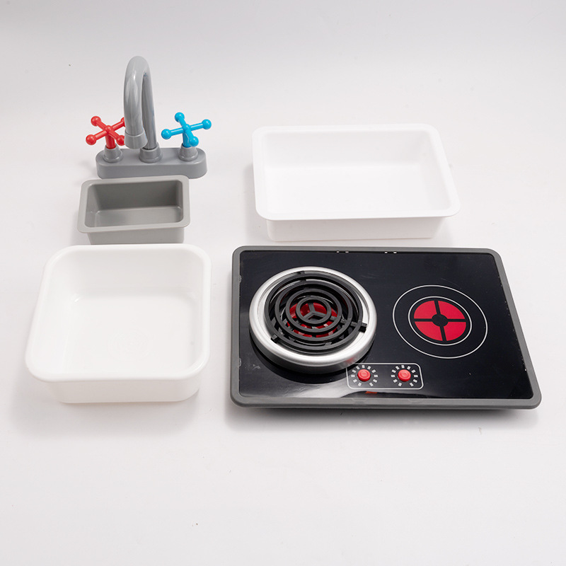 Kitchen Gadgets And Toys - Drewniany panel kuchenny dla dzieci z