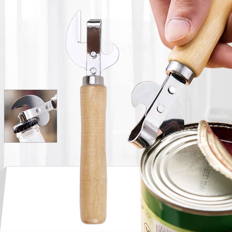 Kitchen Gadgets Everyone Needs - Ręczny otwieracz do puszek Wielofunkcyjne urządzenie