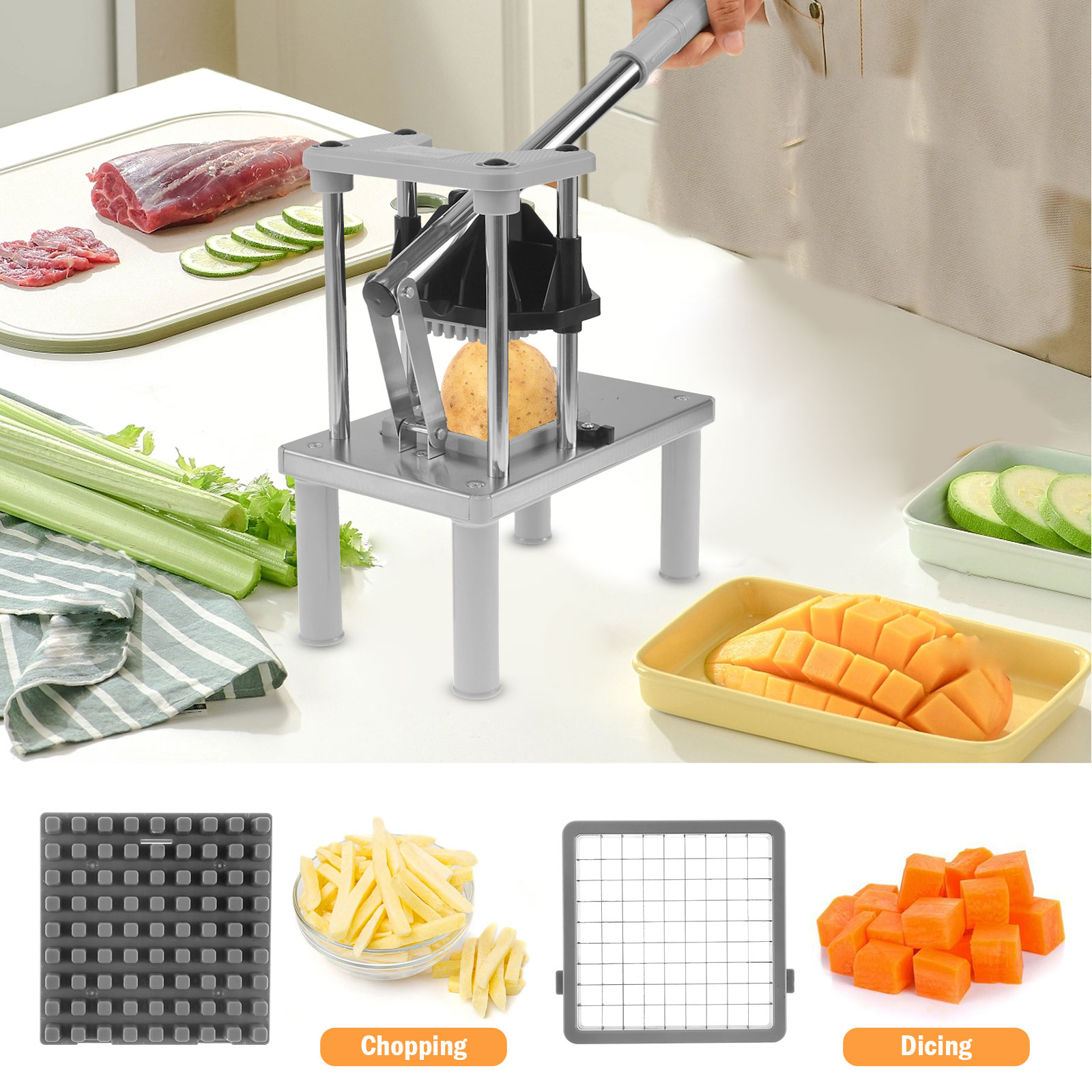Komercyjny rozdrabniacz do war – Kitchen Gadgets Vegetable Chopper recenzja i cena