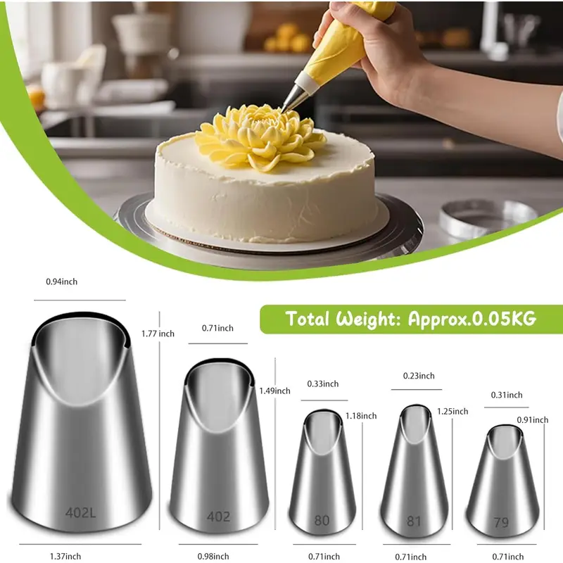 Zestaw 5 dysz ze stali nierdze – Kitchen Gadgets Worth Buying recenzja i cena