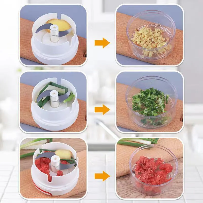 Plastikowa kruszarka do czosnk – Kitchen Gadgets Vegetable Chopper recenzja i cena