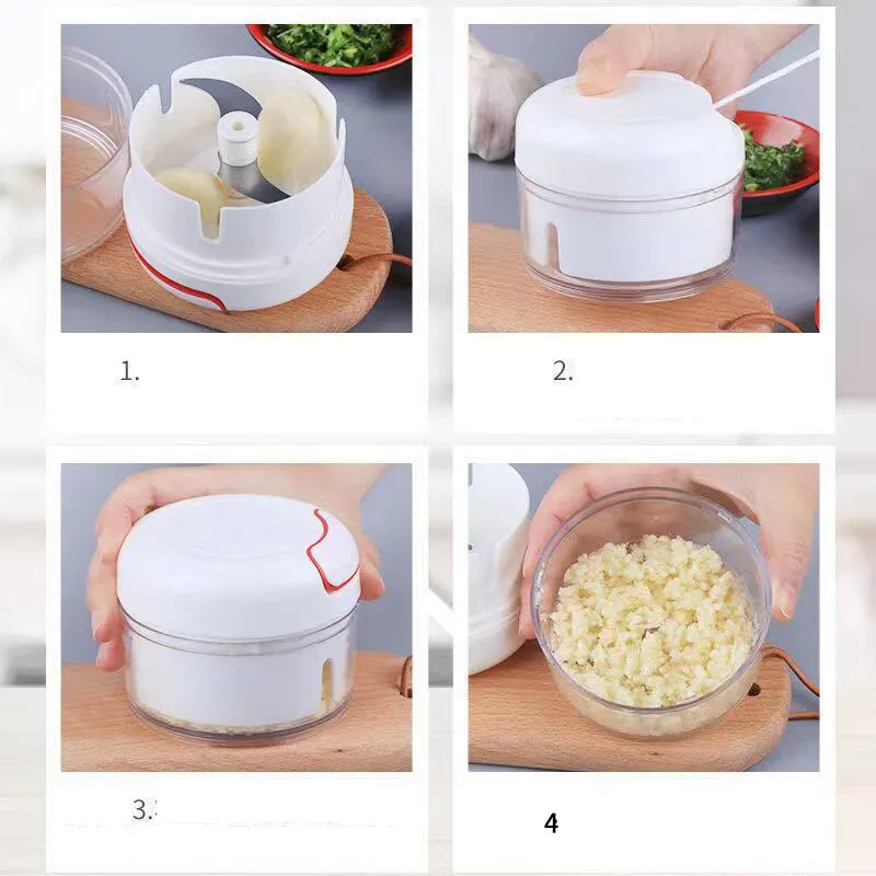 Plastikowa kruszarka do czosnk – Kitchen Gadgets Vegetable Chopper recenzja i cena