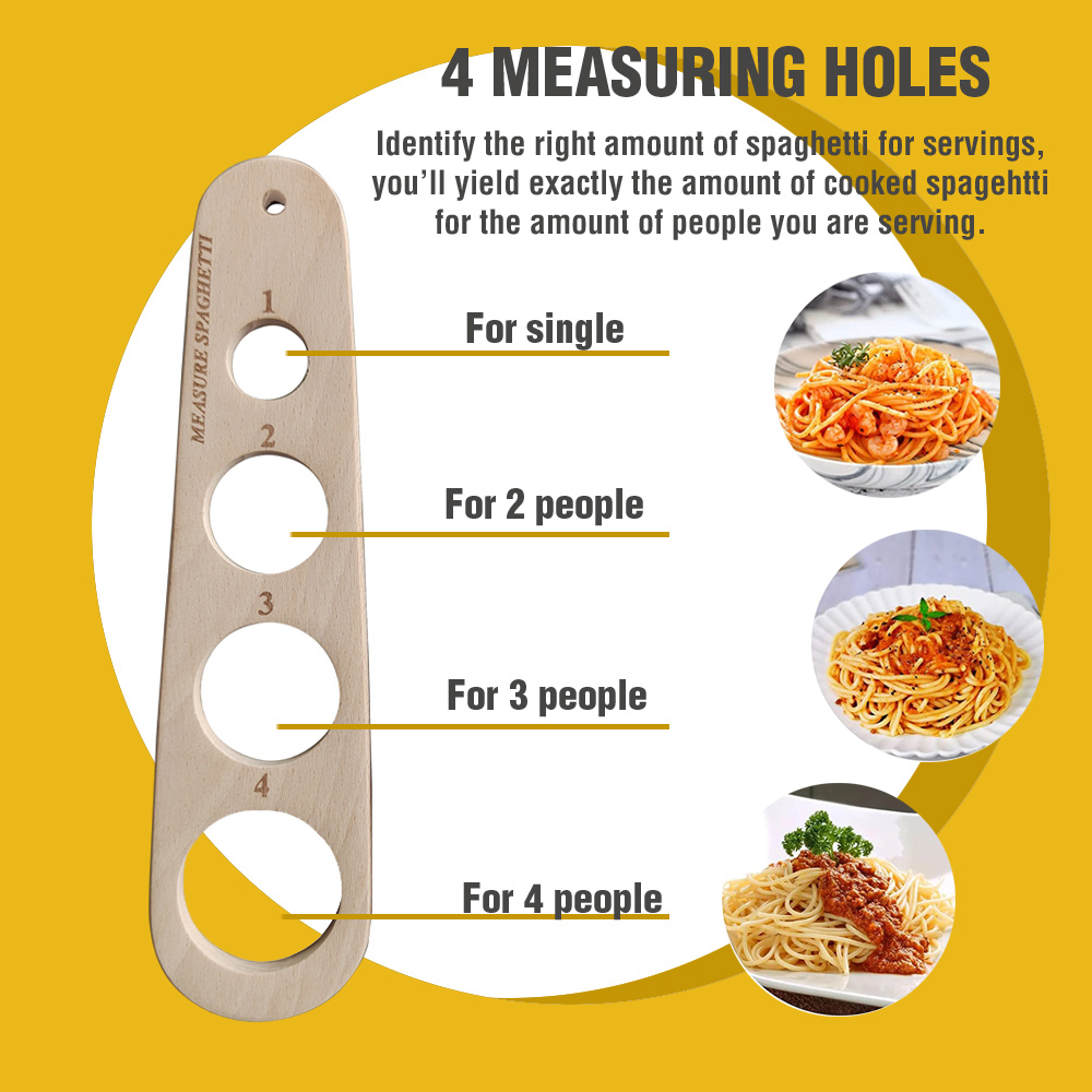 Drewniana miarka do makaronu S – Pasta Measuring Tool recenzja i cena